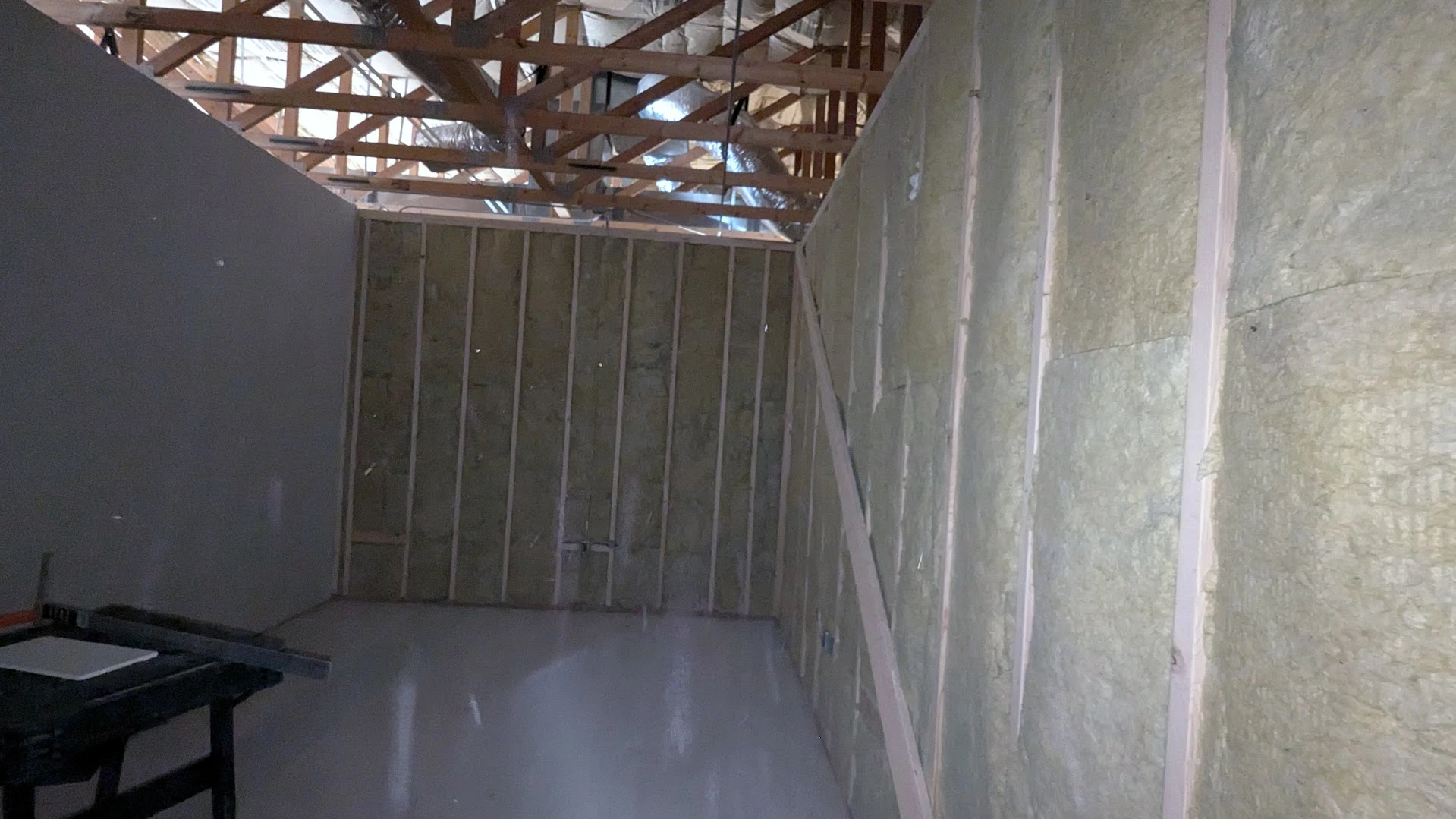 Batt insulation wall installation